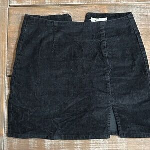 Aeropostale Black Corduroy Skirt